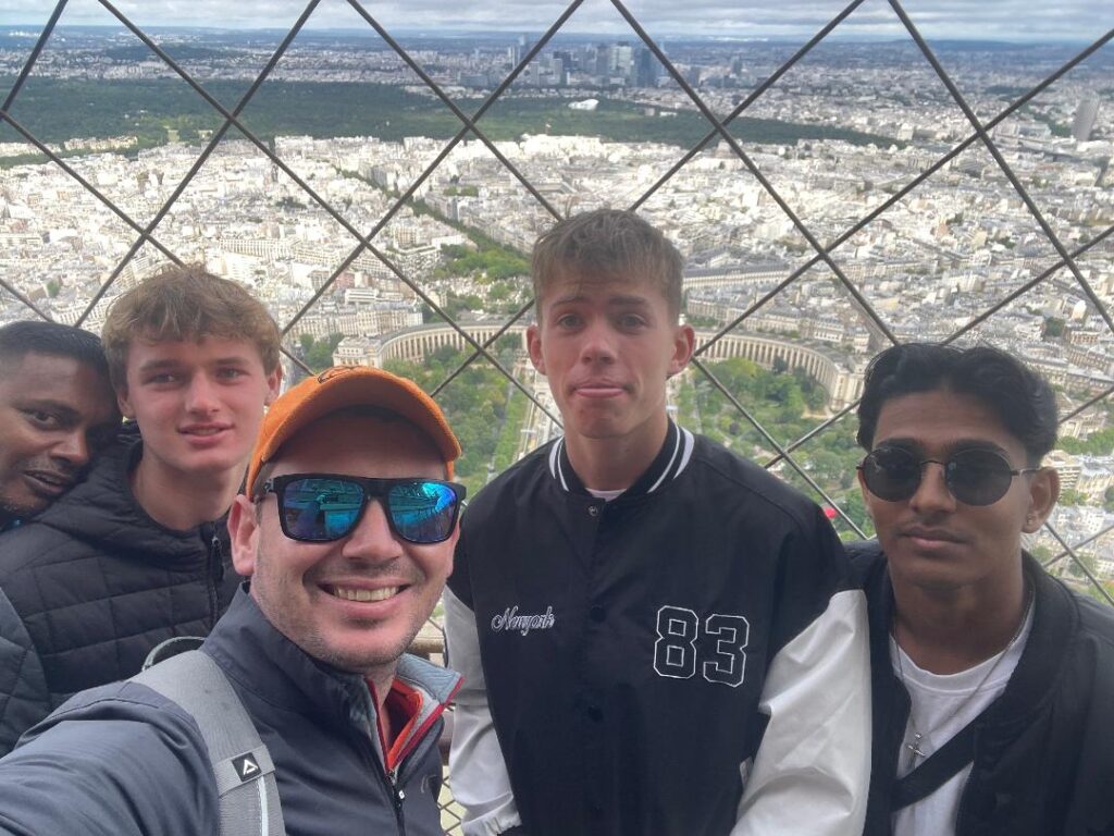 On top of the Eiffel